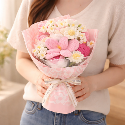 Forever Petals - Handmade Crochet Flower Bouquet