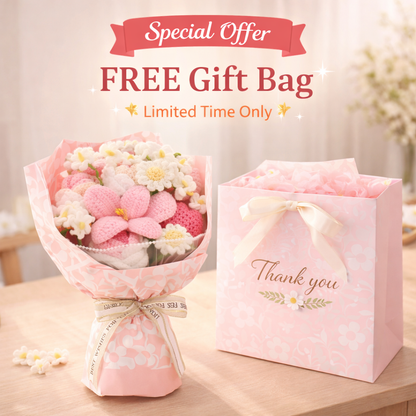 Forever Petals - Handmade Crochet Flower Bouquet