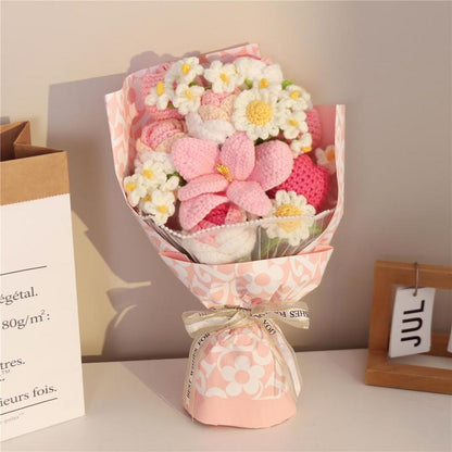 Forever Petals - Handmade Crochet Flower Bouquet